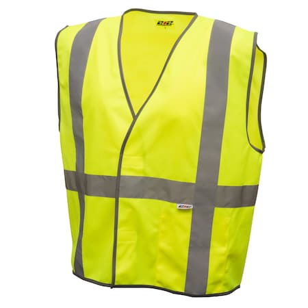 212 Performance Hi-Vis Safety Vest XL Class 2 U Back, , Hook and Loop VSTGU-8811